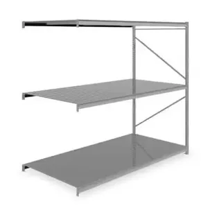 TENNSCO 6940 Storage Rack Add-On Unit 96x48x120, 22 Ga Ribbed Steel | AF3EBK 7B982