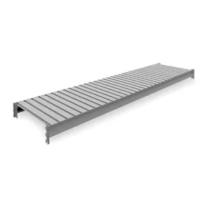 TENNSCO 6940 Shelf Gray 8 feet Width Depth 24 22-Ga. Ribbed-Steel | AF3JQL 7D459