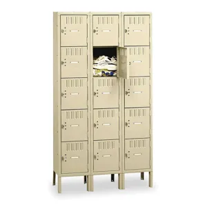 TENNSCO BS5-121512-3SND Box Locker (3) Wide (15) Person 5 Tier | AE7MQX 5ZJ60