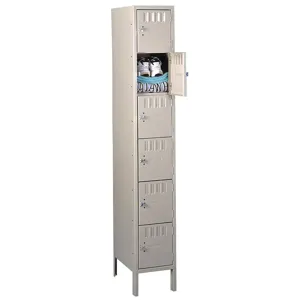 TENNSCO BS6-121812-1SD Box Locker (1) Wide (6) Person 6 Tier | AE4QAQ 5MDU1