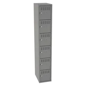 TENNSCO BS6-121812-AMG Box Locker Gray 12 Inch Width x 18 Inch Depth x 72 Inch Height | AH9AZV 39FN88