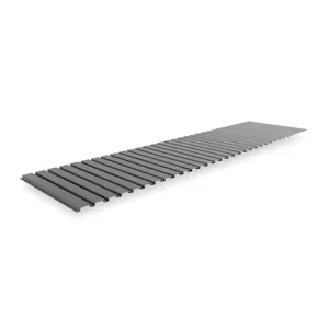 TENNSCO BSD-9624 Corrugated Steel Decking 96 Inch Width Gray | AD9NRM 4TV39