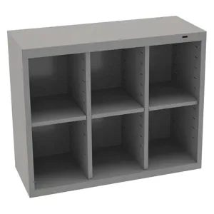 TENNSCO CC-30MG Cubbie Cabinet Medium Gray 13-1/2 Inch Depth x 30 Inch Height | AH9AZZ 39FN92