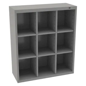 TENNSCO CC-40MG Cubbie Cabinet Medium Gray 13-1/2 Inch Depth x 40 Inch Height | AH9BAB 39FN94