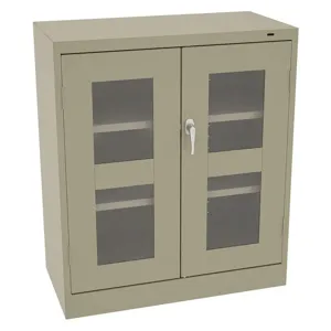 TENNSCO CVD4224SD Storage Cabinet Sand 3-Point Lock 24 inch Depth x 42 Inch Height | AH9BGC 39FR35