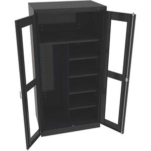 TENNSCO CVD7220 BLACK Combination Storage Cabinet Clearview | AF4GMA 8VZG1