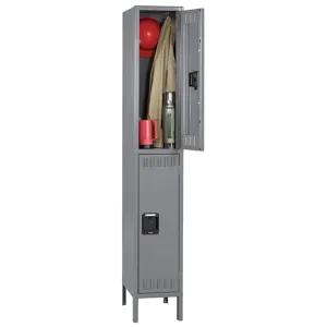 TENNSCO DTS-121536-1MG Wardrobe Locker Assembled 2 Tier 2-point | AE4PZR 5MDP9