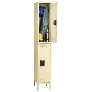 TENNSCO DTS-121536-1SD Wardrobe Locker Assembled 2 Tier 2-point | AE4PZT 5MDR0