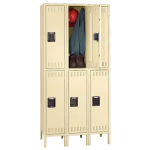 TENNSCO DTS-121536-3SD Wardrobe Locker Assembled 2 Tier 2-point | AE4PZV 5MDR2