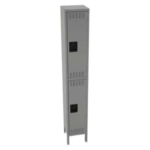 TENNSCO DTS-121236-1MG Wardrobe Locker Medium Gray 12 Inch Width x 12 Inch Depth x 78 Inch Height | AH9BAW 39FP13