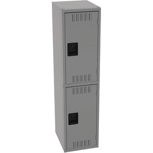 TENNSCO DTS-151830-AMG Wardrobe Locker Medium Gray 15 Inch Width x 18 Inch Depth x 60 Inch Height | AH9BBQ 39FP31