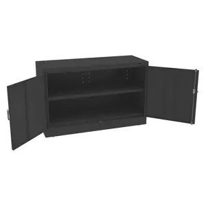 TENNSCO J1830SUBK Storage Cabinet Black 48 Inch Width x 18 Inch Depth x 30 Inch Height | AH9BGD 39FR36