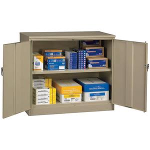 TENNSCO J1842A SAND Counter Height Storage Cabinet Sand | AF4UJY 9KCZ7