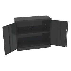 TENNSCO J1842SU BLACK Counter Height Storage Cabinet Welded | AF3XEK 8DZU1