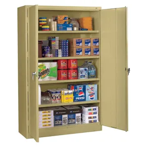 TENNSCO J2478ASD Jumbo Storage Cabinet Unassembled Sand | AF7CRG 20UY81