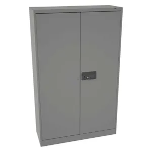 TENNSCO J2478SUELMG Storage Cabinet Medium Gray Electronic Lock 24 inch Depth x 78 Inch Height | AH9BGL 39FR43