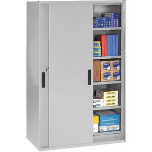 TENNSCO JSD2478SULGY Storage Cabinet Slidng 78 Inch H 48 Inch Width | AC9NCT 3HNR5