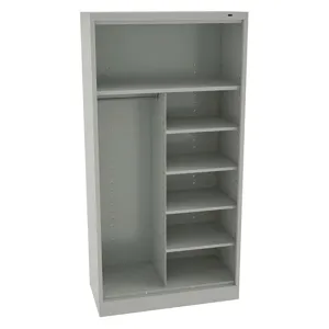 TENNSCO OS7214LG Storage Cabinet Light Gray 18 Inch Depth x 72 Inch Height 200 lbs | AH9BKV 39FT21