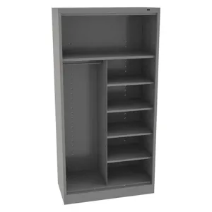 TENNSCO OS7214MG Storage Cabinet Medium Gray 18 Inch Depth x 72 Inch Height | AH9BKW 39FT22