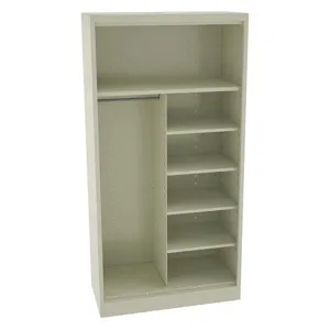 TENNSCO OS7220PY Storage Cabinet Champagne/Putty 72 Inch Height 5 Shelves | AH9BMX 39FT69