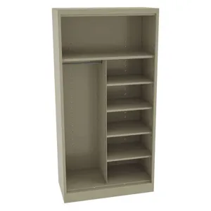 TENNSCO OS7220SD Storage Cabinet Sand 24 Inch Depth x 72 Inch Height 5 Shelves | AH9BMY 39FT70