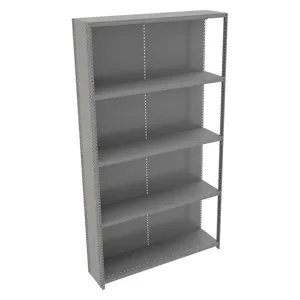 TENNSCO QC5-4812AB Add On Shelving 87 Inch Height 48 Inch Width 12 Inch Depth | AF4JGC 8Y609