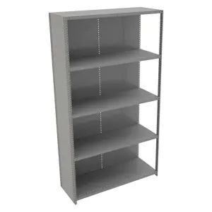 TENNSCO QC5-4818AB Add On Shelving 87 Inch Height 48 Inch Width 18 Inch Depth | AF3RRE 8CLR1