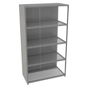 TENNSCO QC5-4824PAB Add On Shelving 87 Inch Height 48 Inch Width 24 Inch Depth | AF4EUN 8U675