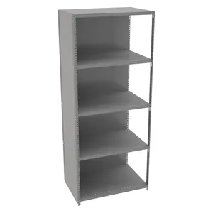 TENNSCO QCH5-3624AB Add On Shelving 87 Inch Height 36 Inch Width 24 Inch Depth | AF4DWH 8TKE1