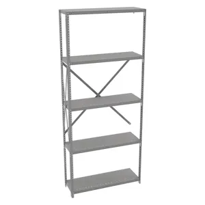 TENNSCO QO25-3612AB Add On Shelving 87 Inch Height 36 Inch Width 12 Inch Depth | AF4AKA 8N795