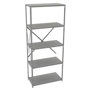 TENNSCO QOH5-3618AB Add On Shelving 87 Inch Height 36 Inch Width 18 Inch Depth | AF3RPF 8CL88