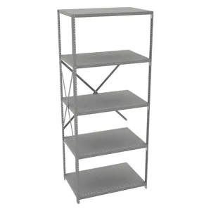 TENNSCO QOH5-3624AB Add On Shelving 87 Inch Height 36 Inch Width 24 Inch Depth | AF4LDK 9A730