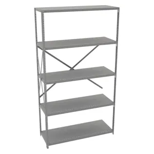 TENNSCO QOH5-4818AB Add On Shelving 87 Inch Height 48 Inch Width 18 Inch Depth | AF3RPH 8CL90