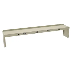 TENNSCO RE-1072 SAND Electrical Shelf Riser 72 x 10-1/2 x 12 Sand | AF3VML 8DK24