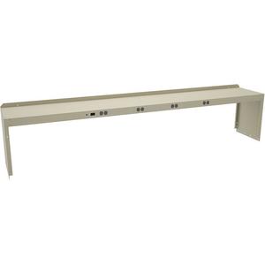 TENNSCO RE-18-1596 Electrical Shelf Riser 96w x 15d x 18h Gray | AD9LZB 4TKT6