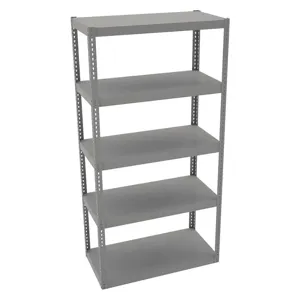 TENNSCO RXHS-482496 Boltless Shelving Unit 48 Inch Width x 24 inch Depth x 96 Inch Height | AH9AUU 39FM71