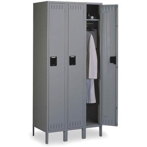 TENNSCO STK-151872-3 GRAY Wardrobe Locker (3) Wide (3) Openings | AD2XKE 3W134