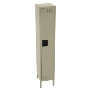 TENNSCO STS-121560-1SD Wardrobe Locker Sand 12 Inch Width x 15 Inch Depth x 66 Inch Height | AH9BBW 39FP36