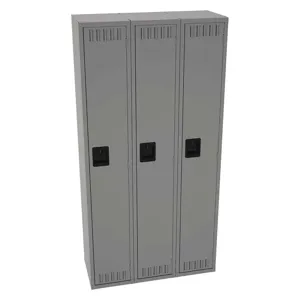 TENNSCO STS-121572-CMG Wardrobe Locker Medium Gray 36 Inch Width x 15 inch Depth 1 Tier | AH9ARR 39FM23