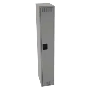 TENNSCO STS-121872-AMG Wardrobe Locker Medium Gray 12 Inch Width x 18 Inch Depth 1 Tier | AH9ATA 39FM31