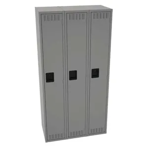 TENNSCO STS-121872-CMG Wardrobe Locker Medium Gray 36 Inch Width x 18 Inch Depth 1 Tier | AH9ATC 39FM33