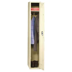 TENNSCO STS-242472-1SD Wardrobe Locker Sand 24 Inch Width x 24 Inch Depth x 78 Inch Height | AH9ATP 39FM44