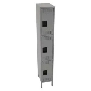 TENNSCO TTS-121824-1MG Wardrobe Locker Medium Gray 12 Inch Width x 18 Inch Depth x 78 Inch Height | AH9BDG 39FP69