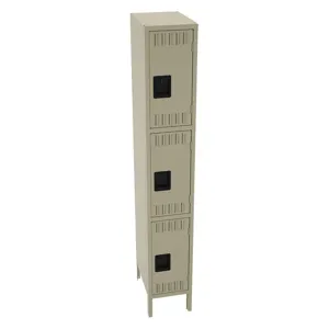 TENNSCO TTS-121824-1SD Wardrobe Locker Sand 12 Inch Width x 18 Inch Depth x 78 Inch Height | AH9BDH 39FP70