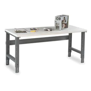 TENNSCO WBA-1-3672P Workbench 72wx36dx27-7/8 To 35-3/8 Inch Height | AB2VYK 1PB21