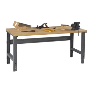 TENNSCO WBA-1-3696W Workbench 96wx36dx27-7/8 To 35-3/8 Inch Height | AD9LYR 4TKR5