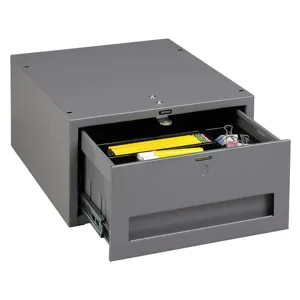 TENNSCO WBD-1 Stackable Drawer 15w x 18d x 8-1/4h Gray | AB2VYB 1PB13