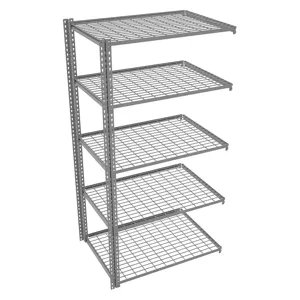 TENNSCO ZA7-4230A-5W Boltless Shelving Add-on 42 x 30 Wire | AD4XRG 44P752