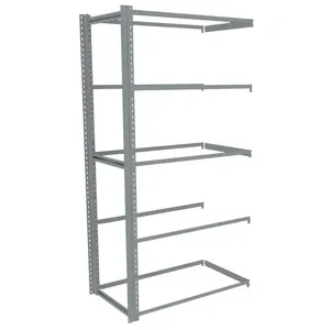 TENNSCO ZAH7-4824A-5 Boltless Shelving Add-on 48 x 24 5 Shelf | AD4XJY 44P605