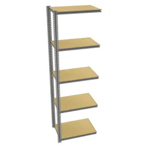 TENNSCO ZB10-3624A-5D Boltless Shelving Add-On 36 inch x 24 Inch x 120 Inch | AH9AXZ 39FN46